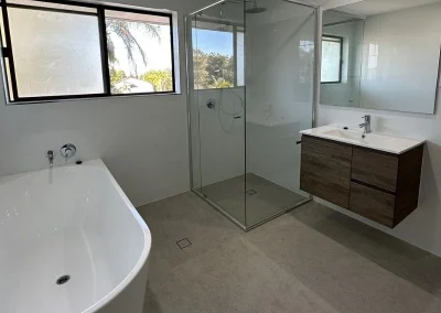 sleek and modern bathroom design