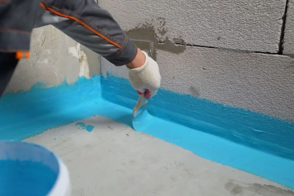 waterproofing in bathroom
