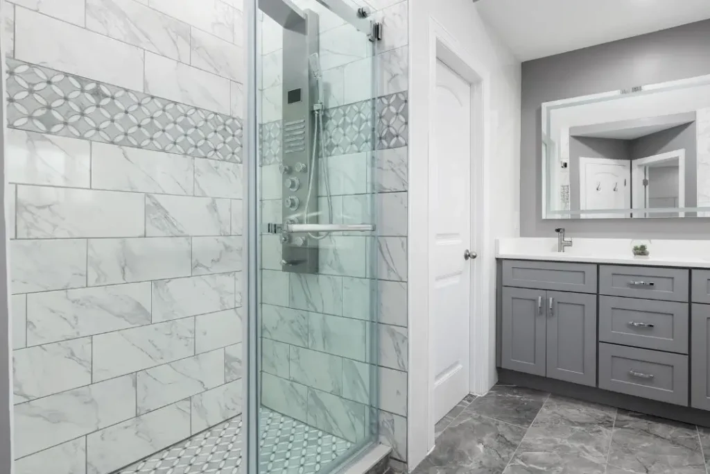 sliding shower screen