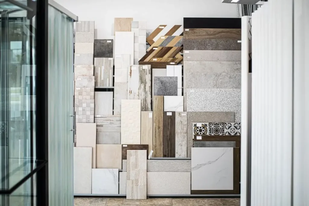 bathroom tile selection